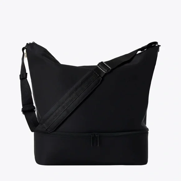 BEIS Sleek Black Crossbody Bag - Picture 1 of 13